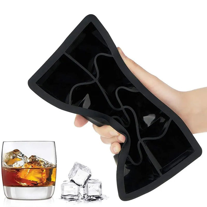 4/6/8/15 Grid Big Ice Tray Mold Box Large Food Grade Silicone Ice Cube Square Tray Mold Diy Bar Pub Wine Ice Blocks Maker Model - Shopsta EU